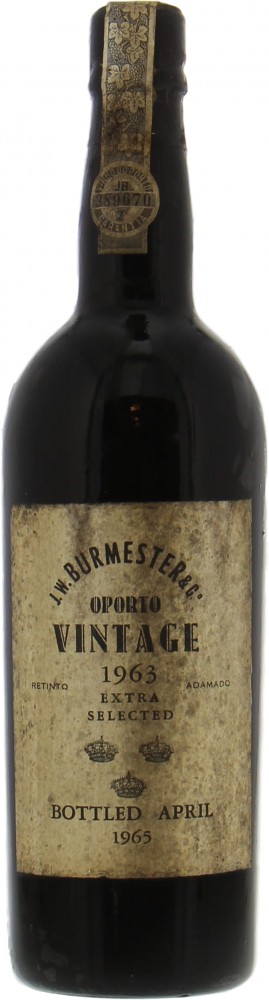 Burmester - Vintage Port extra selected 1963 Perfect