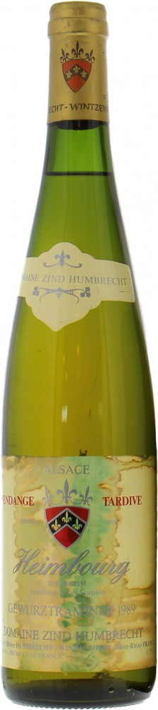 Zind Humbrecht - HeimbourgTurckheim Gewurztraminer Vendange Tardive 1989