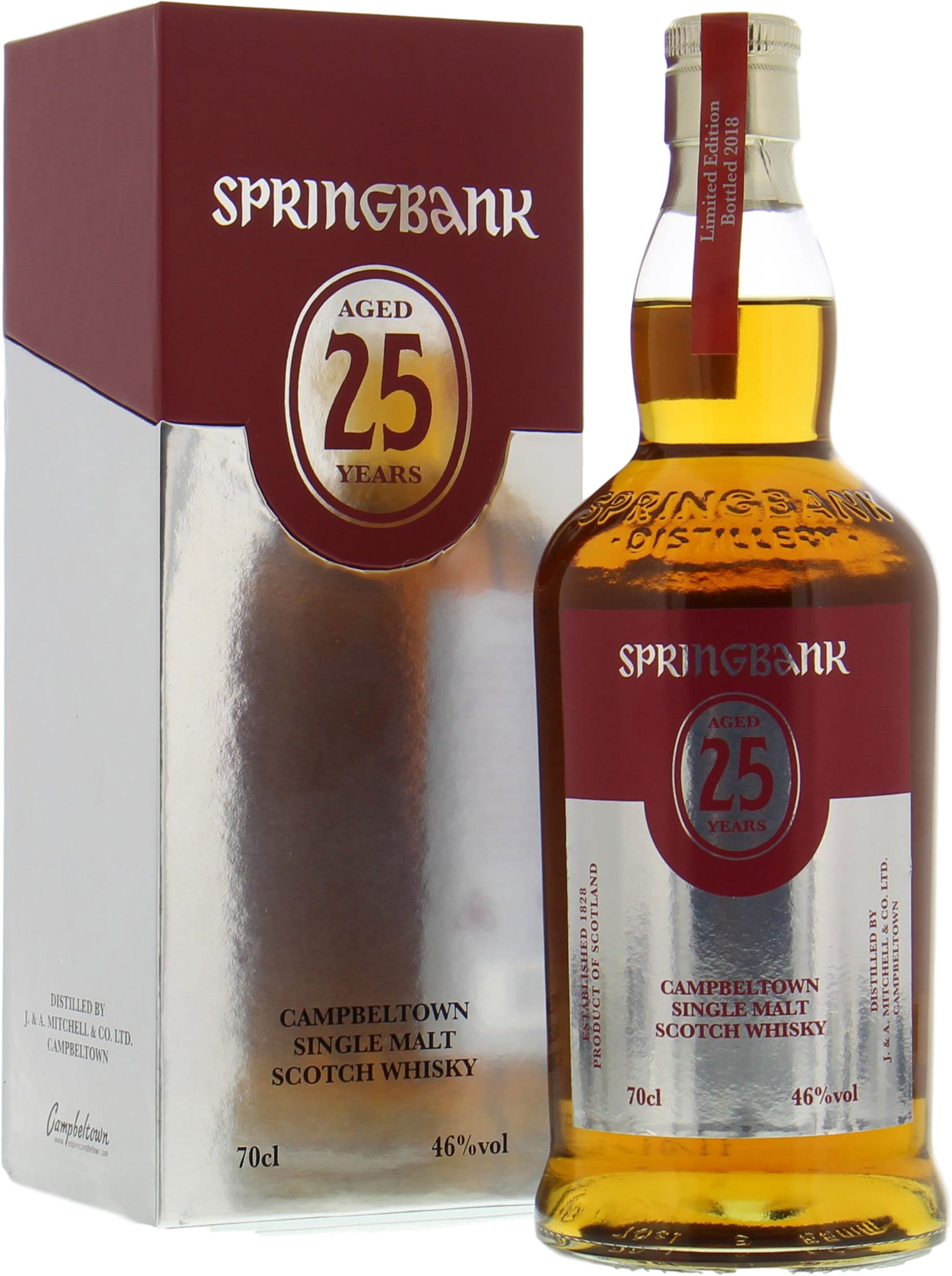 Springbank - 25 Years Old 2018 Edition 46% NV
