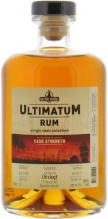 Uitvlugt - 17 Years Ultimatum Rum Cask Strength Single Cask 71 58.3% 1992