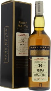 Brora - 20 Years Old 1982 Rare Malts Selection 58.1% 1982