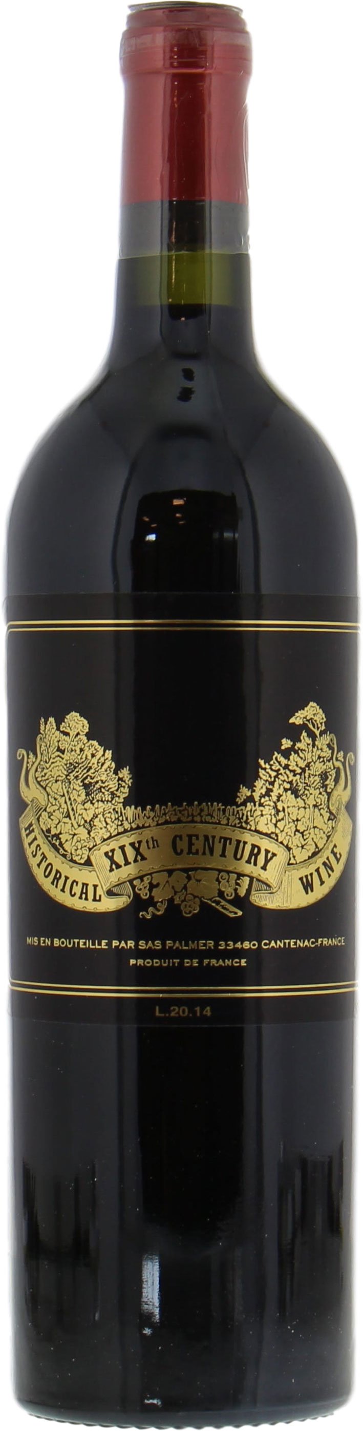 Chateau Palmer - Palmer Historical XIXth Century Wine L.20.14 2014