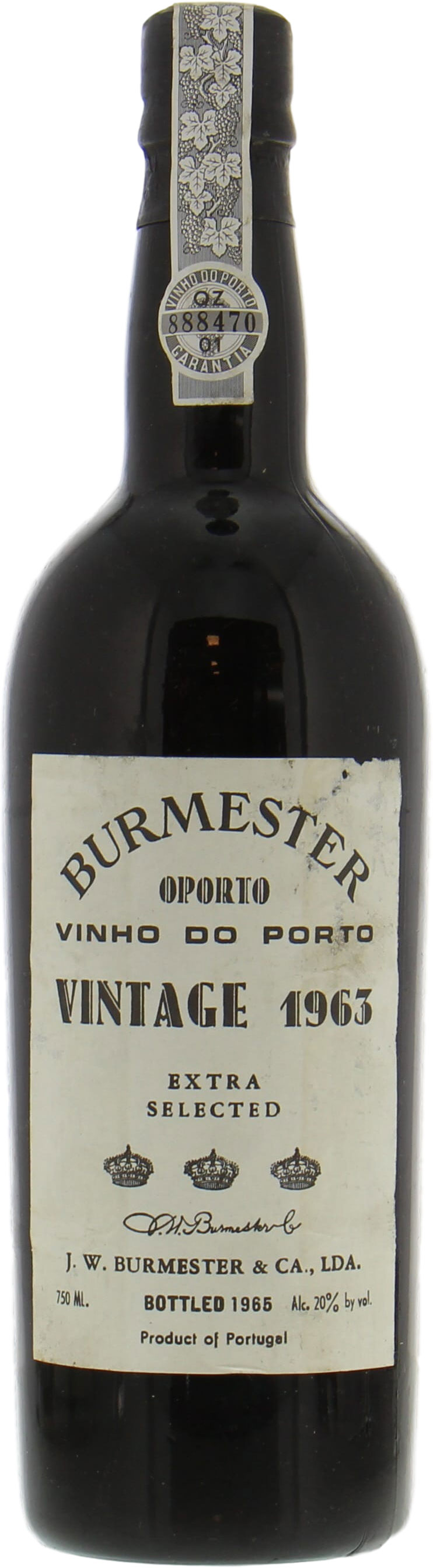 Burmester - Vintage Port extra selected 1963 Perfect