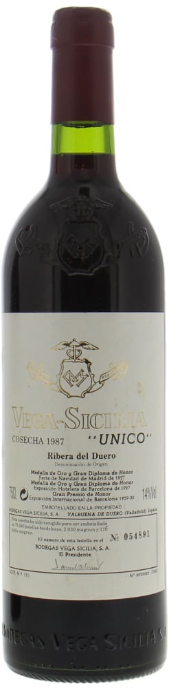 Vega Sicilia - Unico 1987
