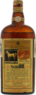 White Horse - 1950's 4/5 quart, 86.8 proof Spring Cap 43.4% NV