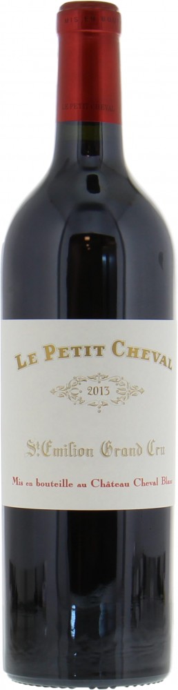 Chateau Cheval Blanc - Le Petit Cheval 2013 From Original Wooden Case