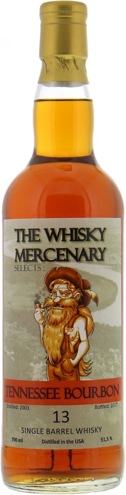 The Whisky Mercenary - 13 Years Old Tennessee Bourbon 51.5% 2003
