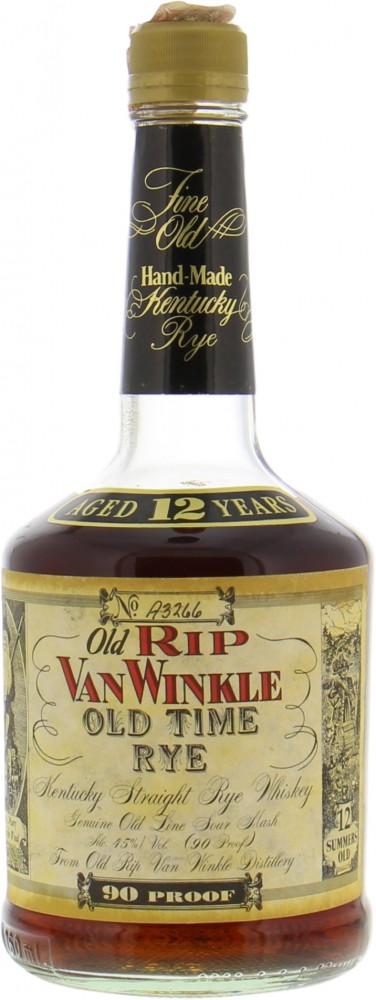 Old Rip Van Winkle - 12 Years Old Dumpy Bottle 90 Proof 45% NV Perfect