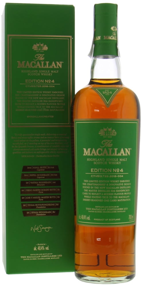 Macallan - Edition No.4 48.4% NV In Original Container