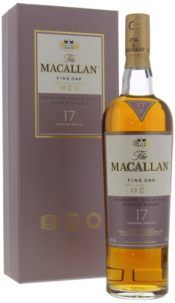Macallan - 17 Years Old Fine Oak 43% NV In Original Container