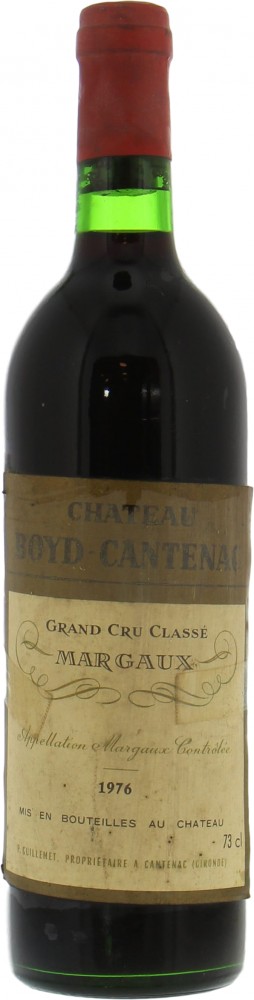 Chateau Boyd-Cantenac - Chateau Boyd-Cantenac 1976 Perfect