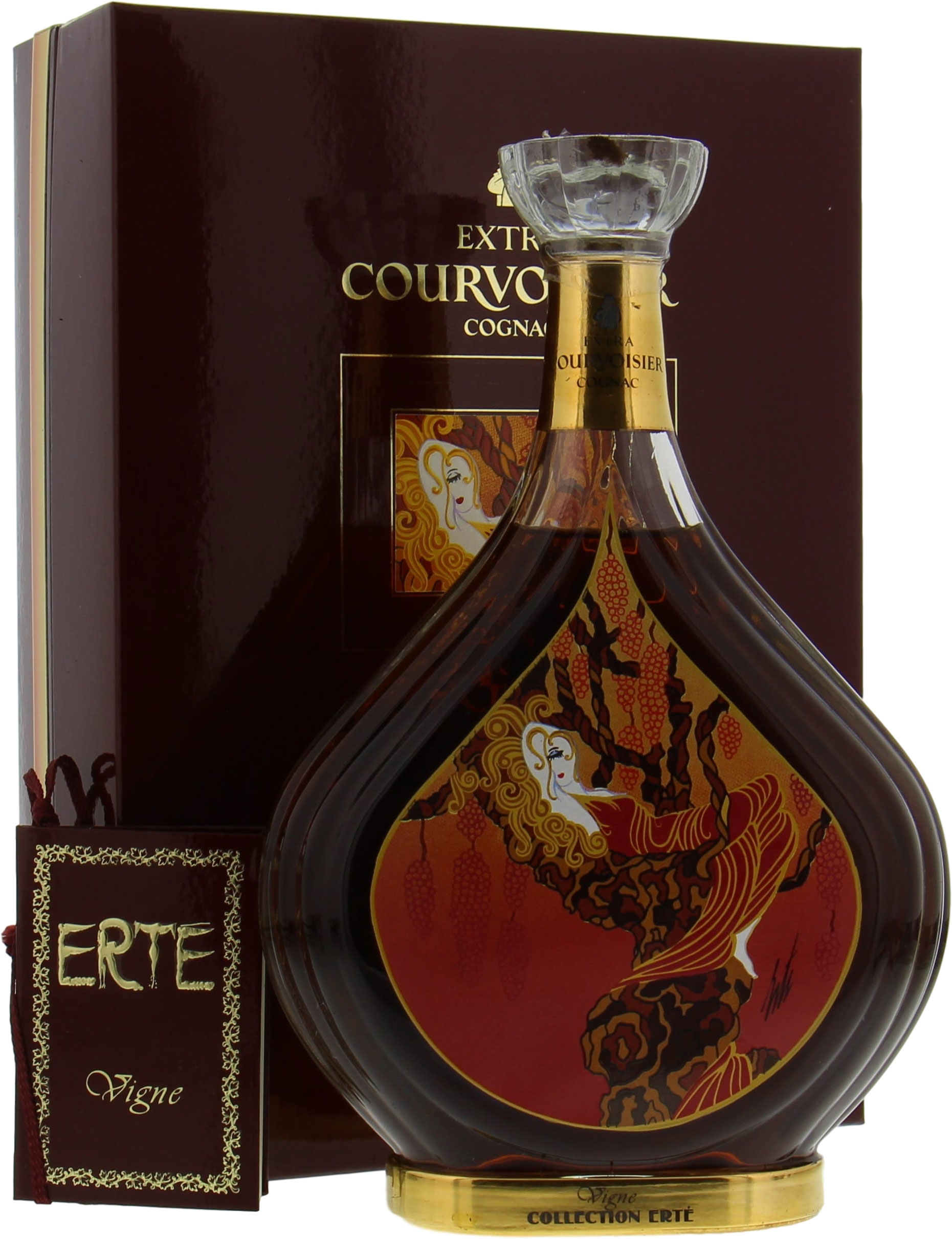 Courvoisier Cognac - Erte no 1 NV From Original Wooden Case