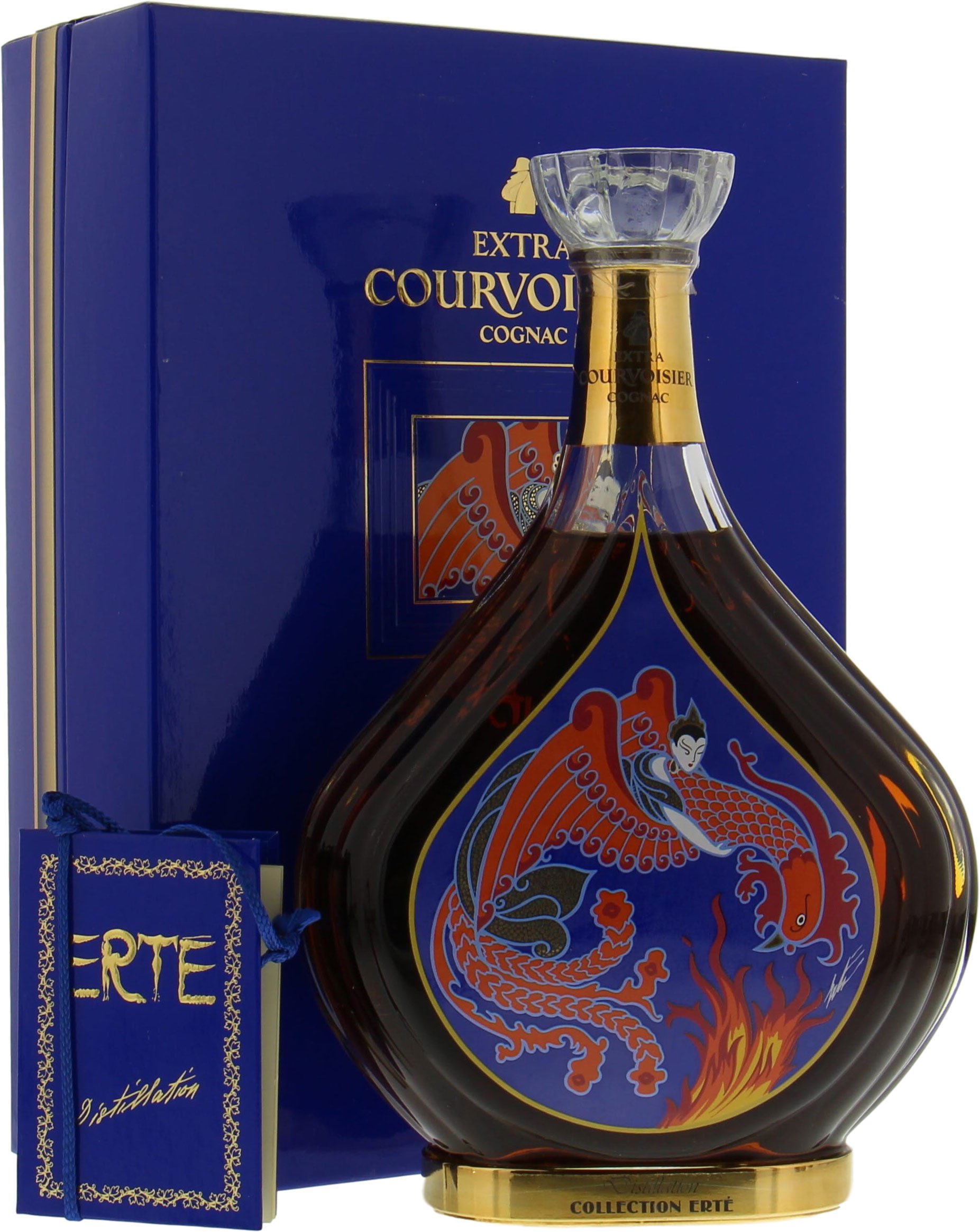 Courvoisier Cognac - Erte no 3 NV From Original Wooden Case