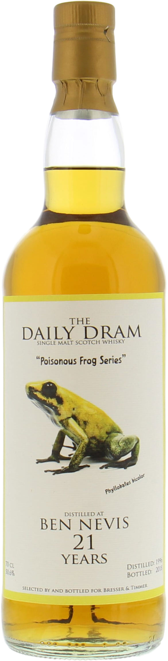 Ben Nevis - Daily Dram 21 Years Old Poisonous Frog 50.6% 1996 Perfect