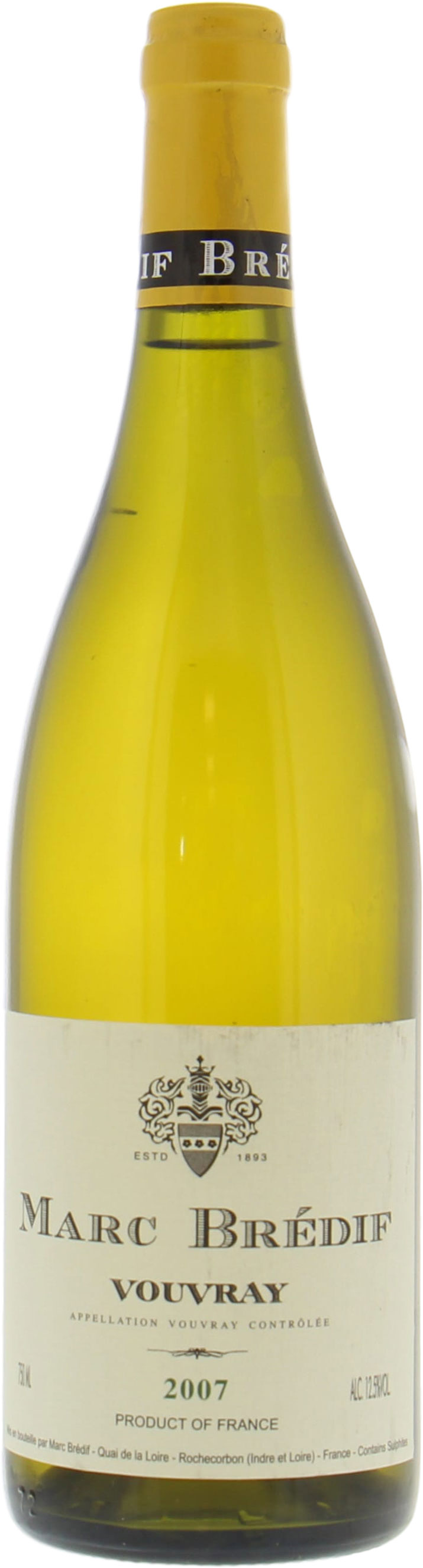 Marc Bredif - Vouvray Grande Annee 2007 Perfect