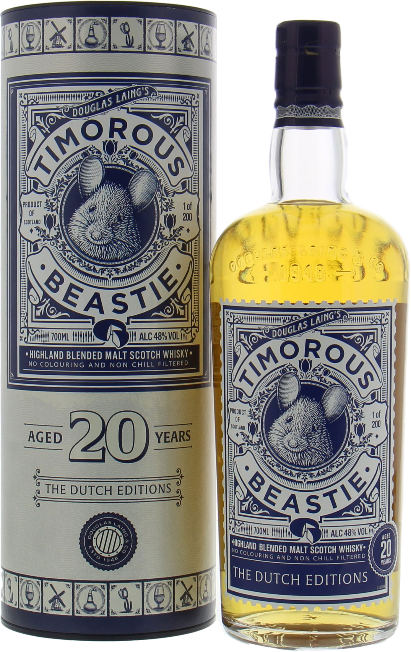 Douglas Laing - Timorous Beastie 20 Years Old The Dutch Editions 48% NV In Original Container