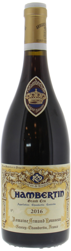 Armand Rousseau - Chambertin 2016 Bottle number digitally removed