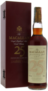Macallan - 25 years old Anniversary Malt Red Box 43% NV