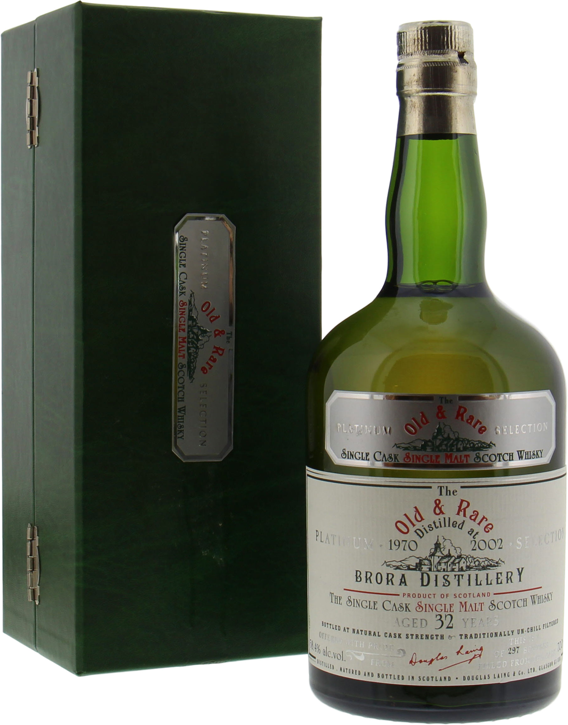 Brora - 32 Years Old The Platinum Selection 58.4% 1970 In Original Container