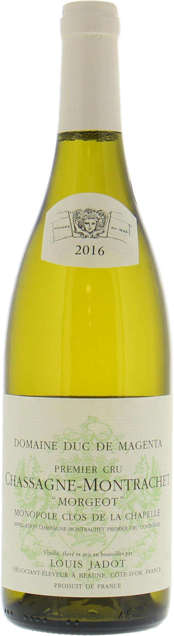 Jadot - Chassagne Montrachet Morgeot Clos de la Chapelle Blanc 2016 Perfect