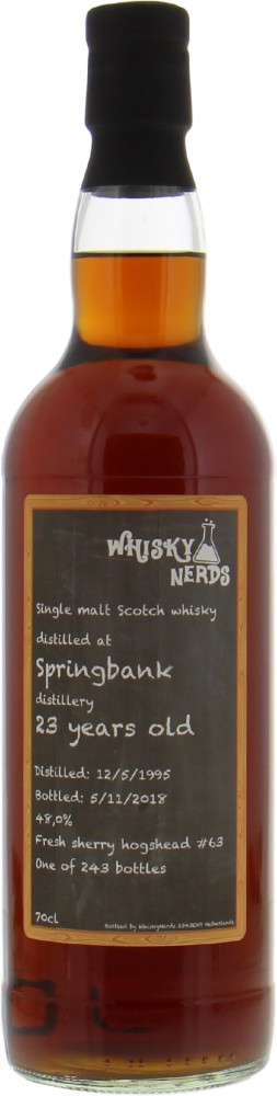 Springbank - 23 Years Old WhiskyNerds Cask 63 48% 1995 NO OC