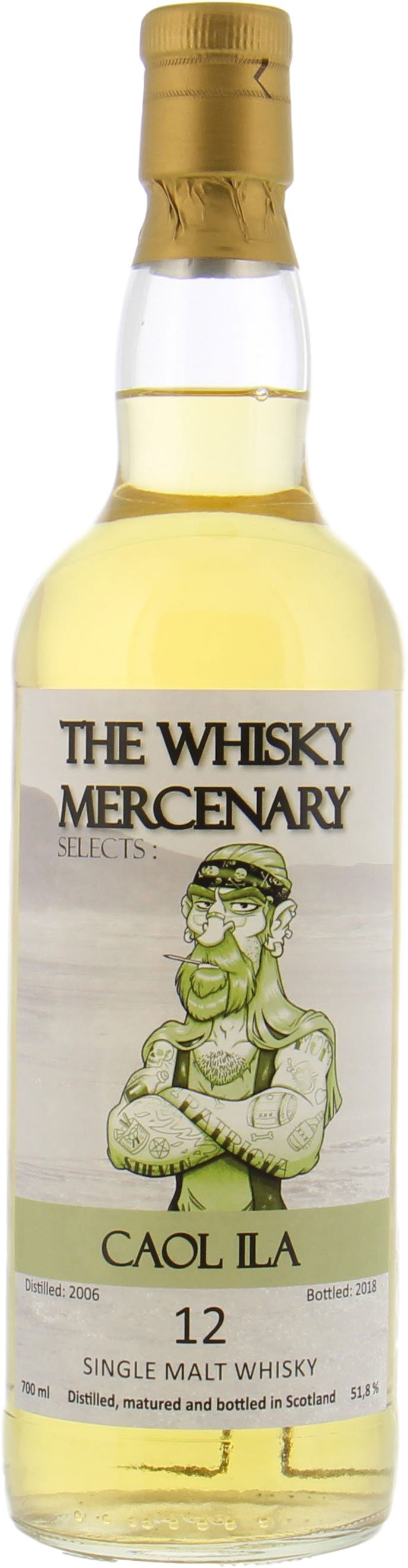 Caol Ila - 12 Years Old The Whisky Mercenary 51.8% 2006