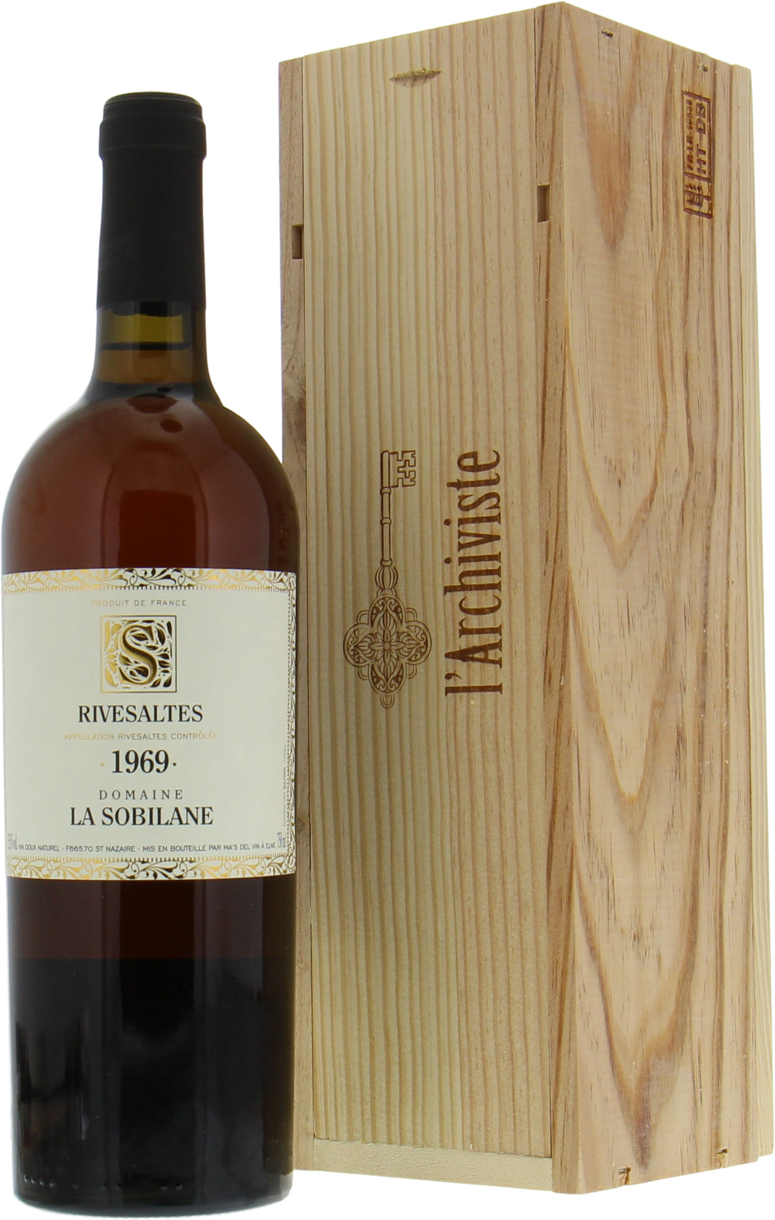 Domaine La Sobilane - Rivesaltes 1969 From Original Wooden Case