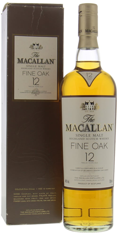 Macallan - 12 Years Old Fine Oak Light Label 43% NV
