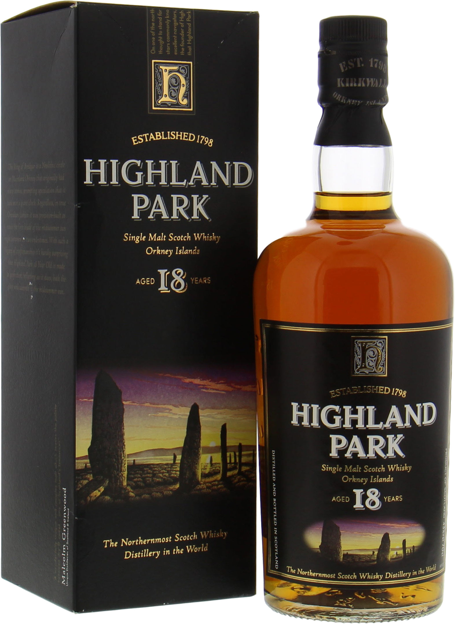 Highland Park - 18 Years Old Dumpy Bottle 43% NV