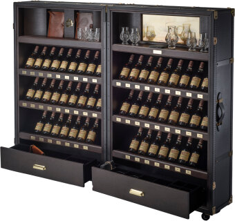 Glenfarclas - 1954-2003 fifty whiskies suitcase 1954-2003