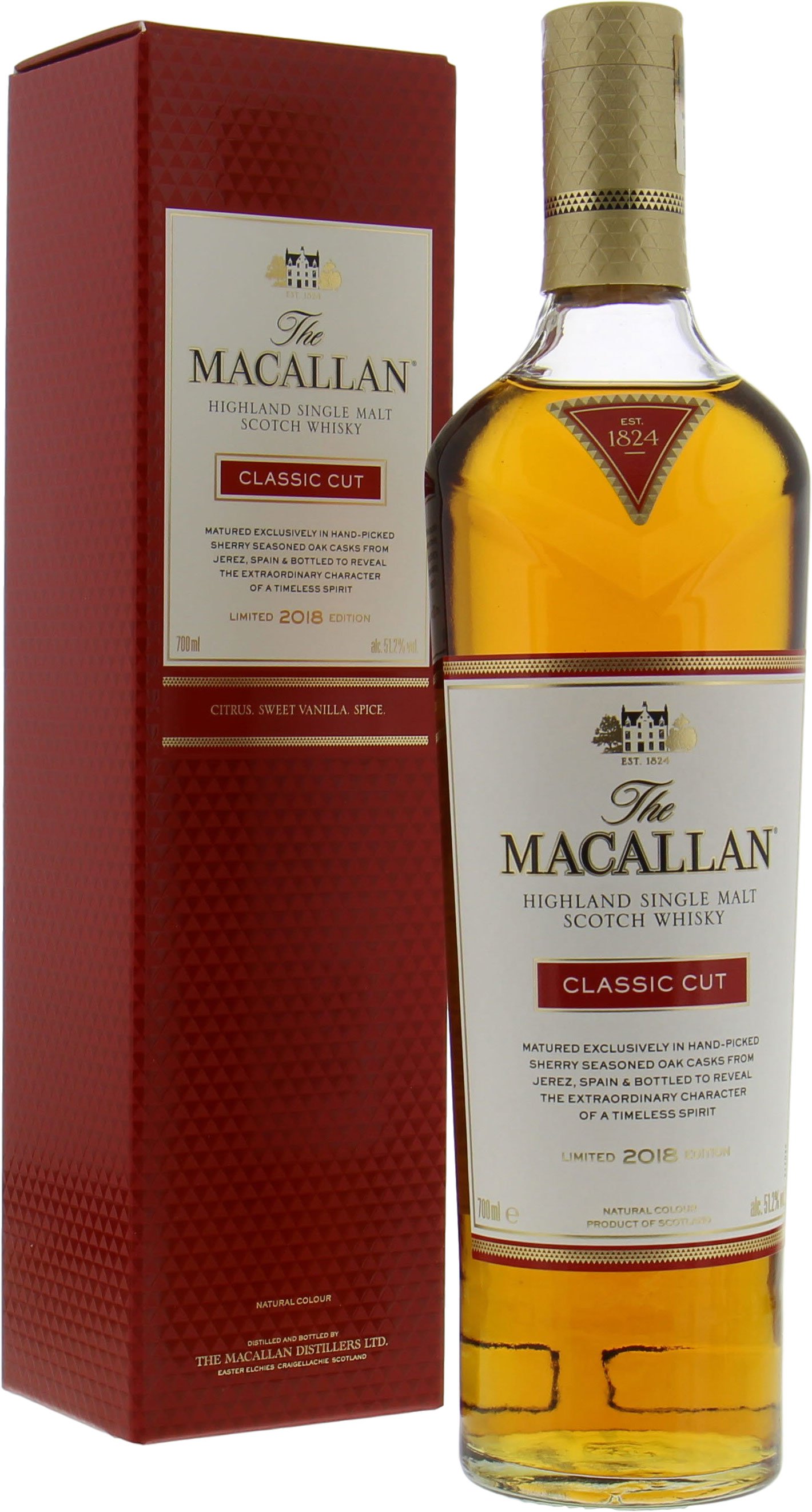 Macallan - Classic Cut Limited 2018 Edition 51.2% NV In Original Box