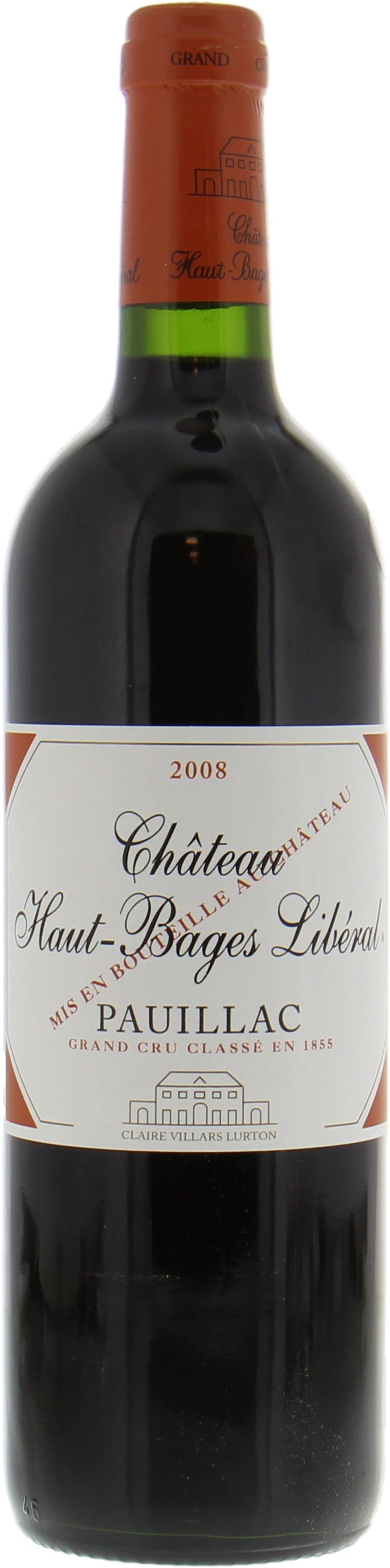 Chateau Haut Bages Liberal - Chateau Haut Bages Liberal 2008 Perfect