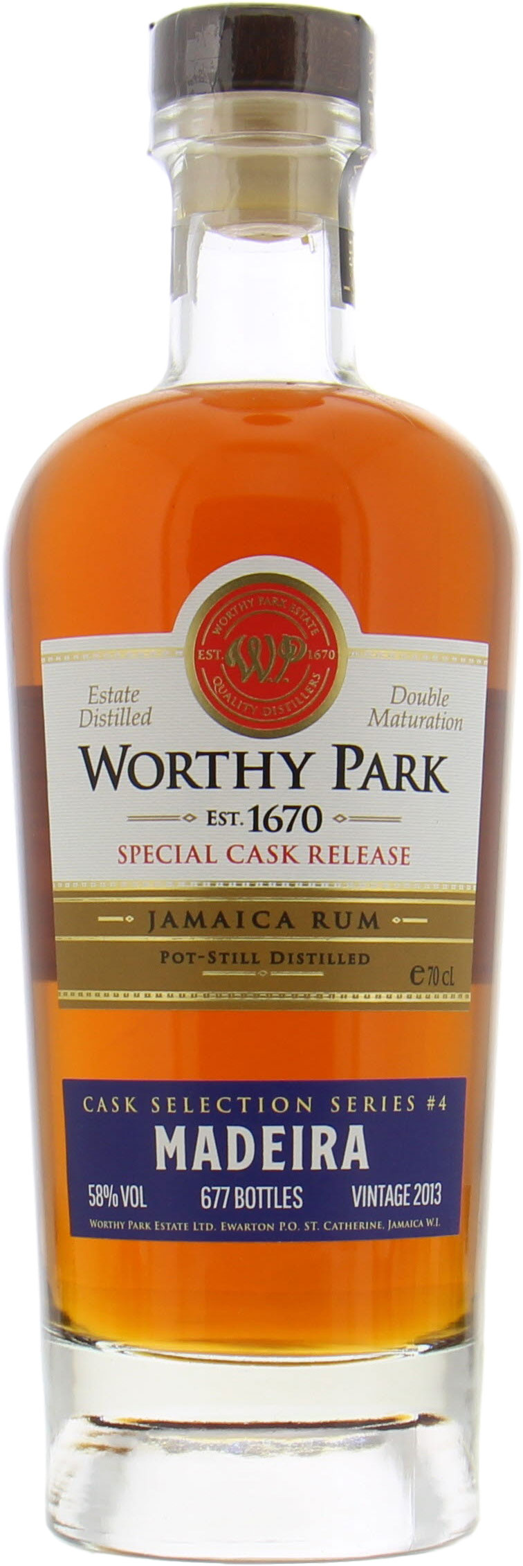Worthy Park - Single Estate Madeira Cask Selection 58% 2013 Perfect