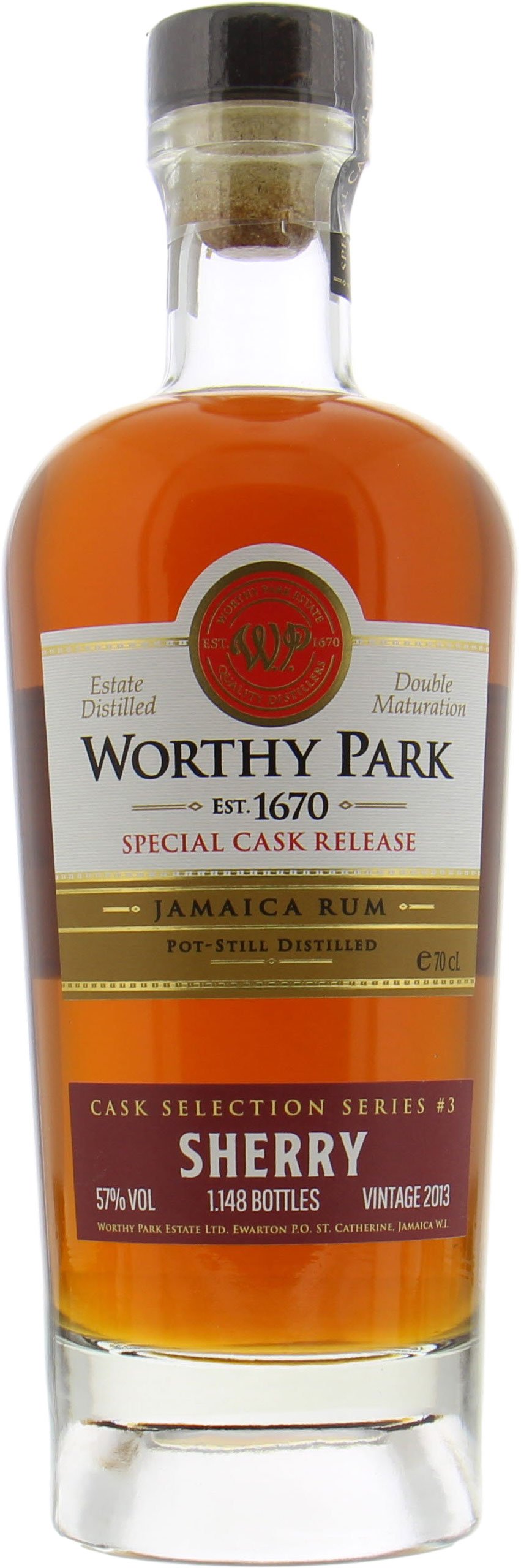 Worthy Park - Single Estate Sherry Cask Selection 57% 2013 Perfect
