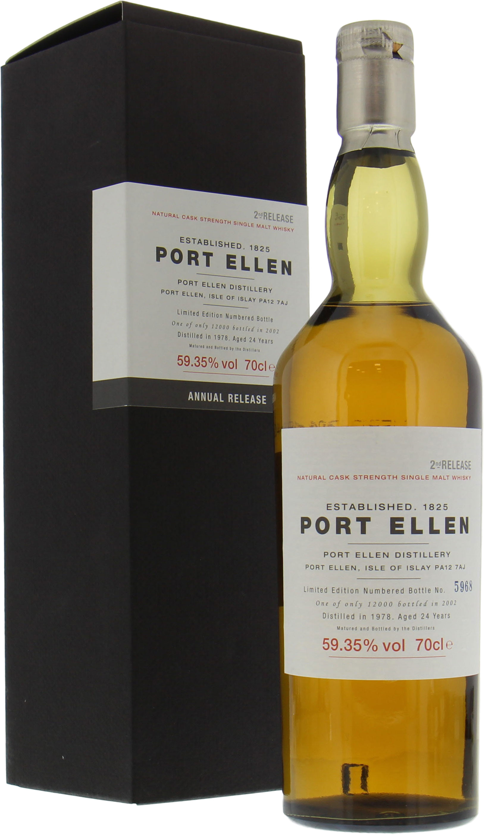 Port Ellen - 2nd Annual Release 59.35% 1978 In Original Container 10001