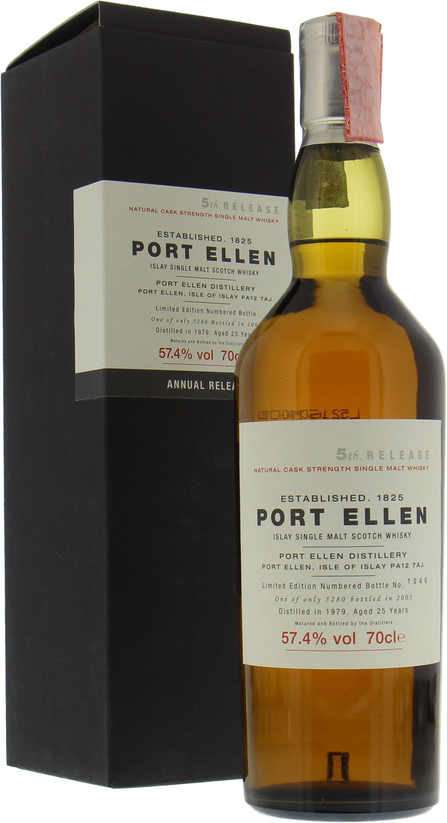 Port Ellen - 5th Annual Release 25 Years Old 57.4% 1979 10001