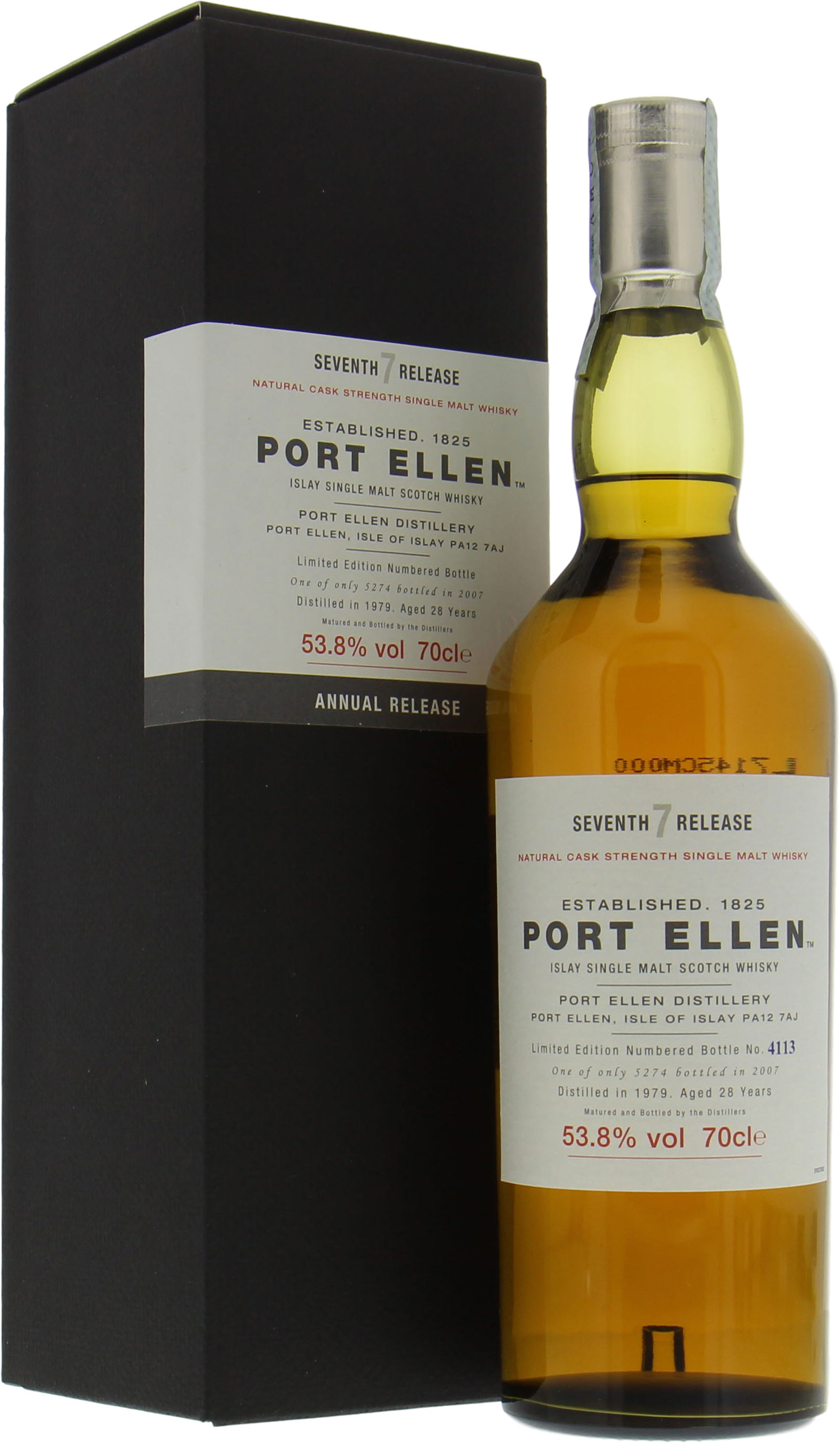 Port Ellen - 7th Annual Release 28 Years Old 53.8% 1979 In Original Container 10001
