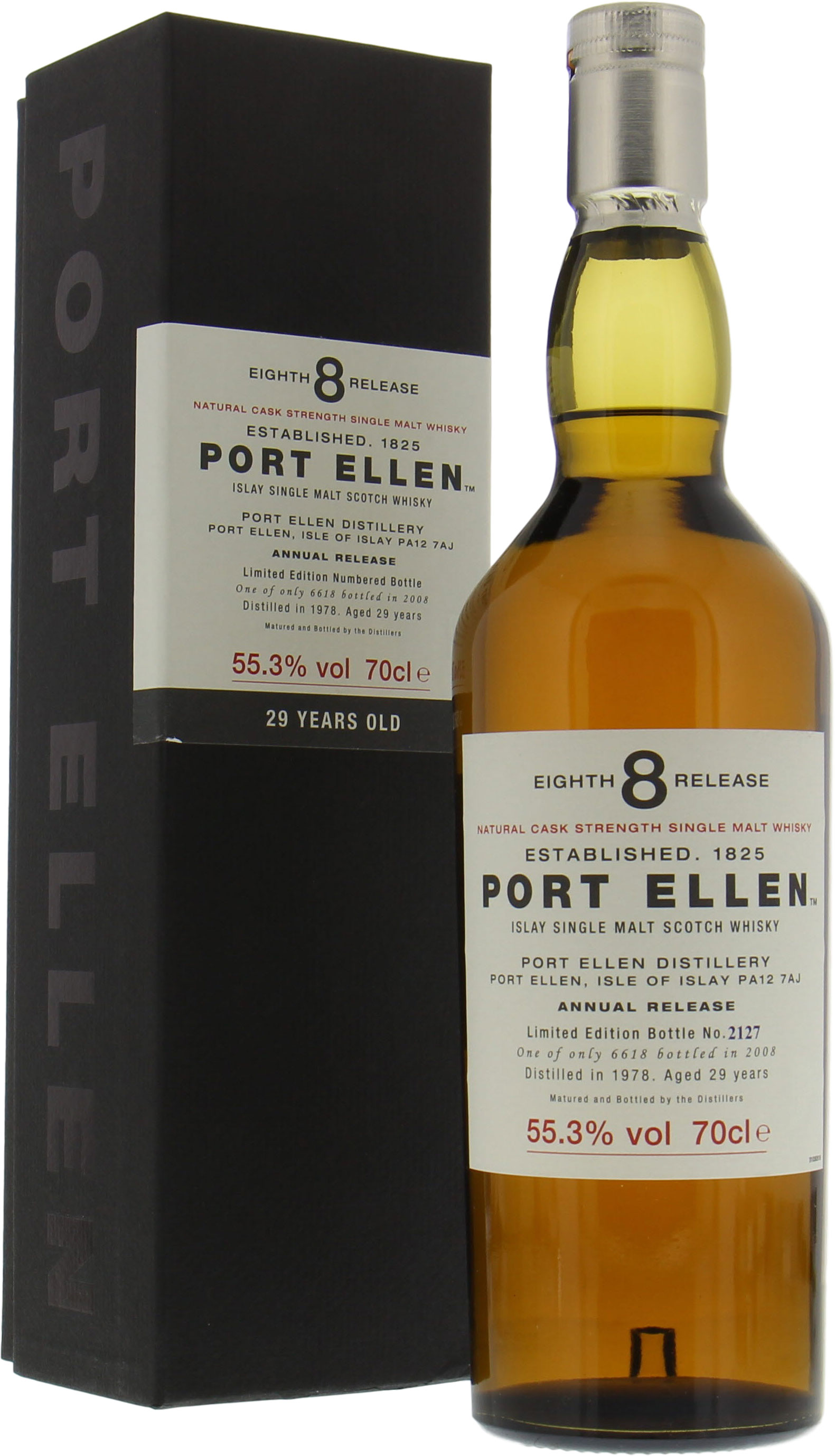 Port Ellen - 8th Annual Release 29 Years 55.3% 1978 In Original Container 10001