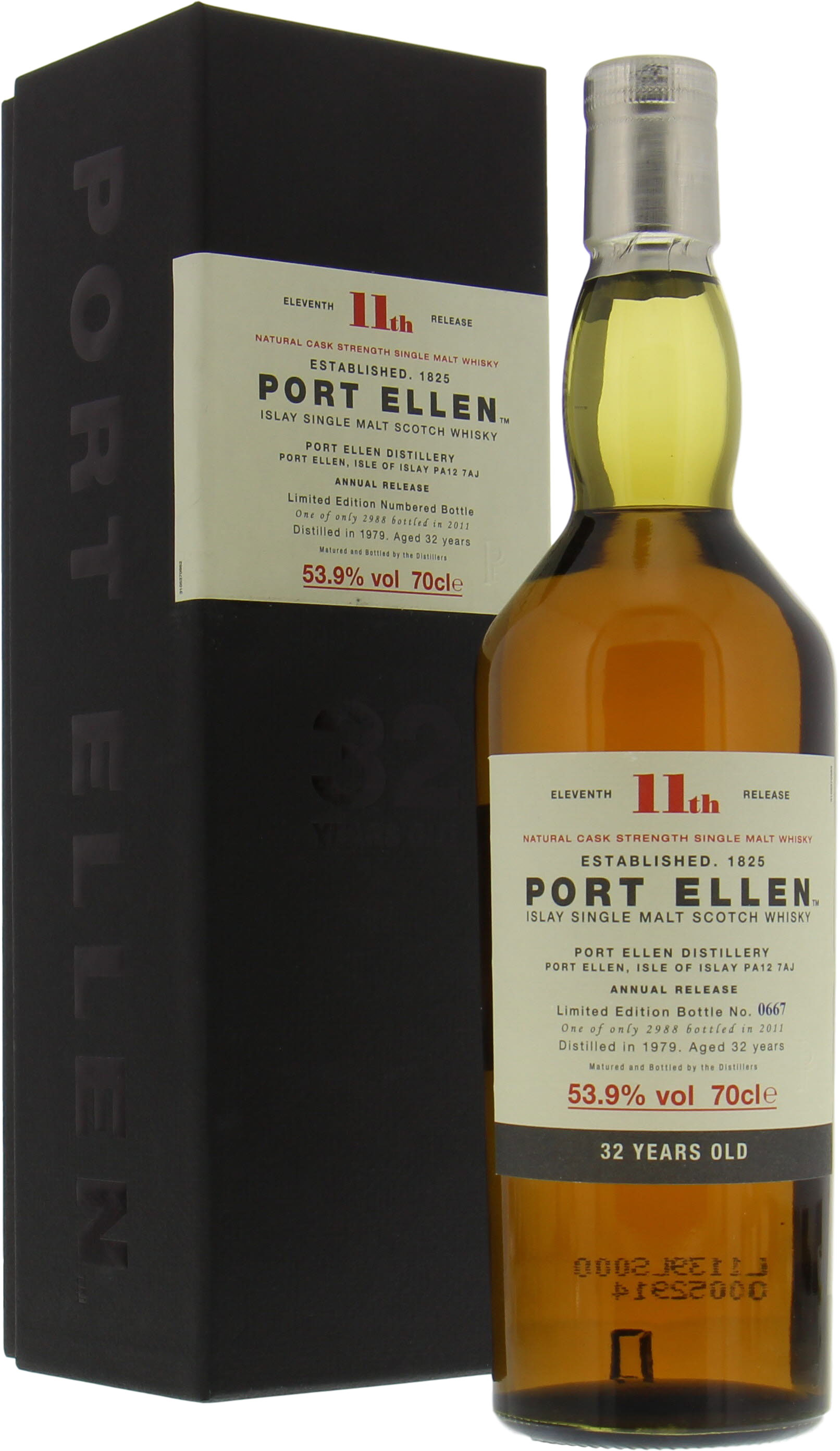 Port Ellen - 11th Release 53.9% 1979 In Original Container 10001