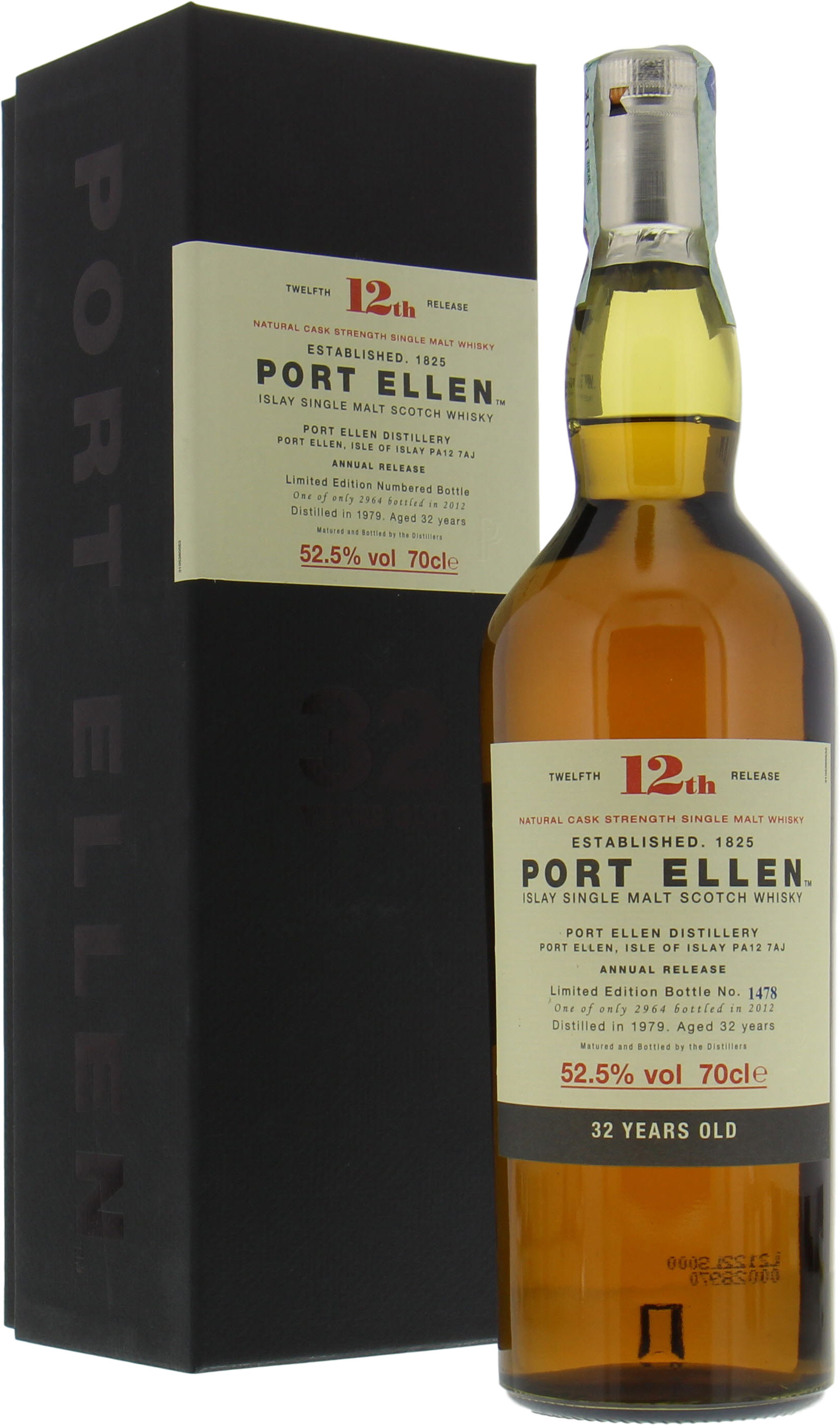 Port Ellen - 12th Release 52.5% 1979 In Original Container 10001