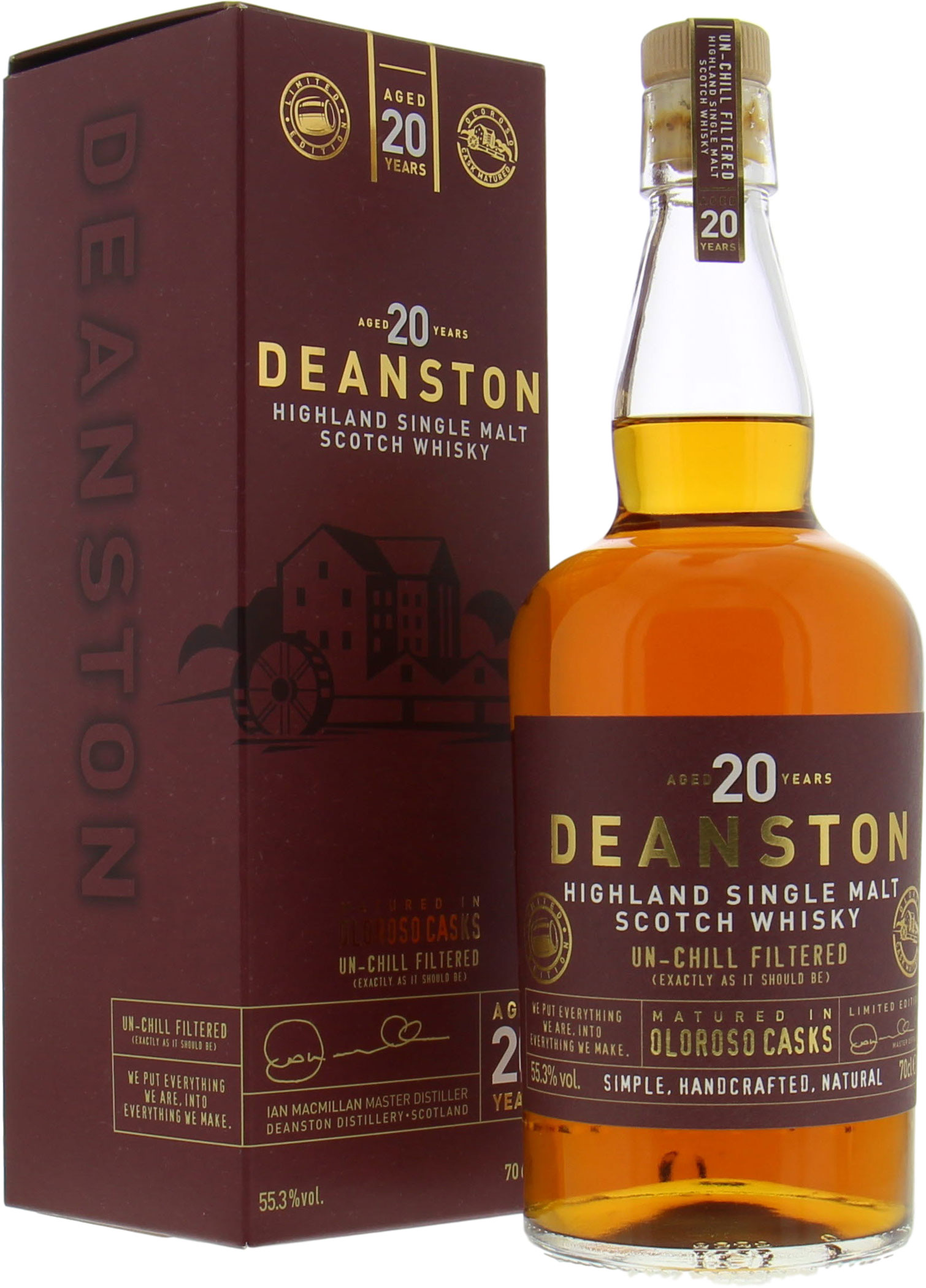 Deanston - 20 Years Old Oloroso Sherry Casks 55.3% NV 10001