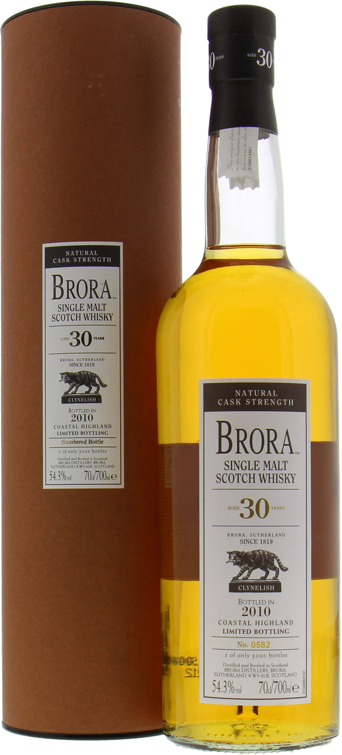 Brora - 9th Release 30 Years Old 54.3% NV 10001
