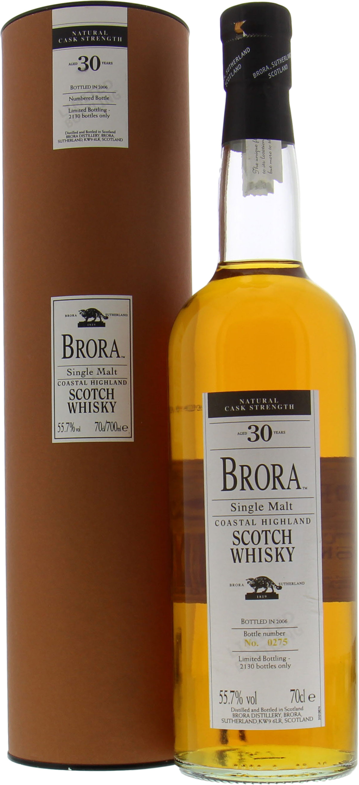 Brora - 5th Release 30 Years Old 55.7% NV 10001
