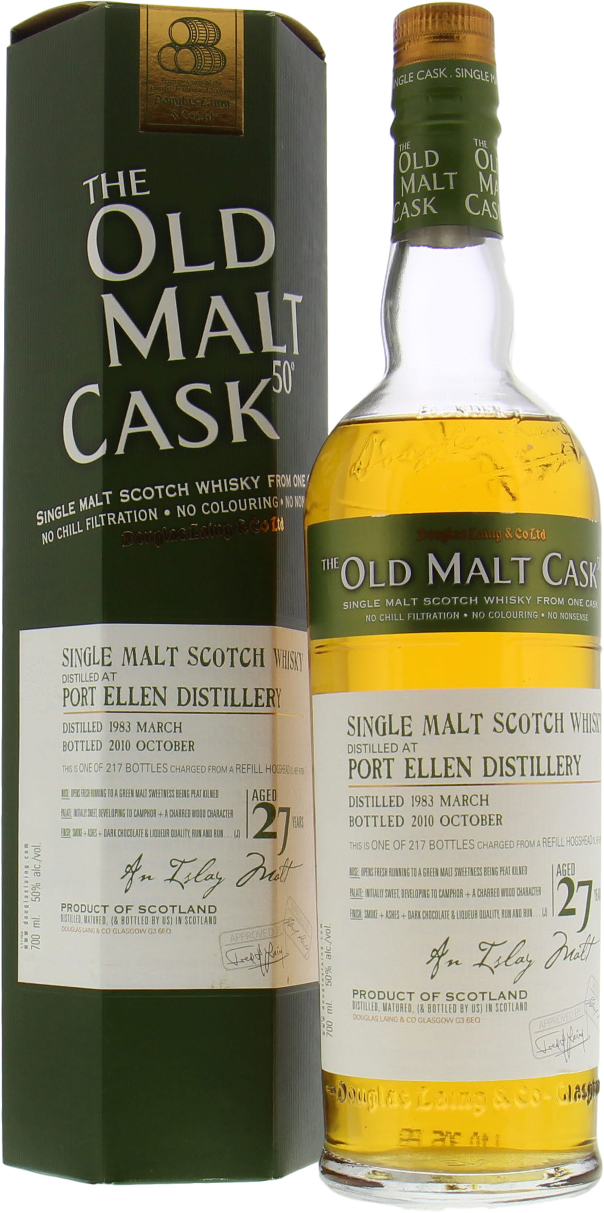 Port Ellen - 27 Years Old Malt Cask DL 6708 50% 1983 10001