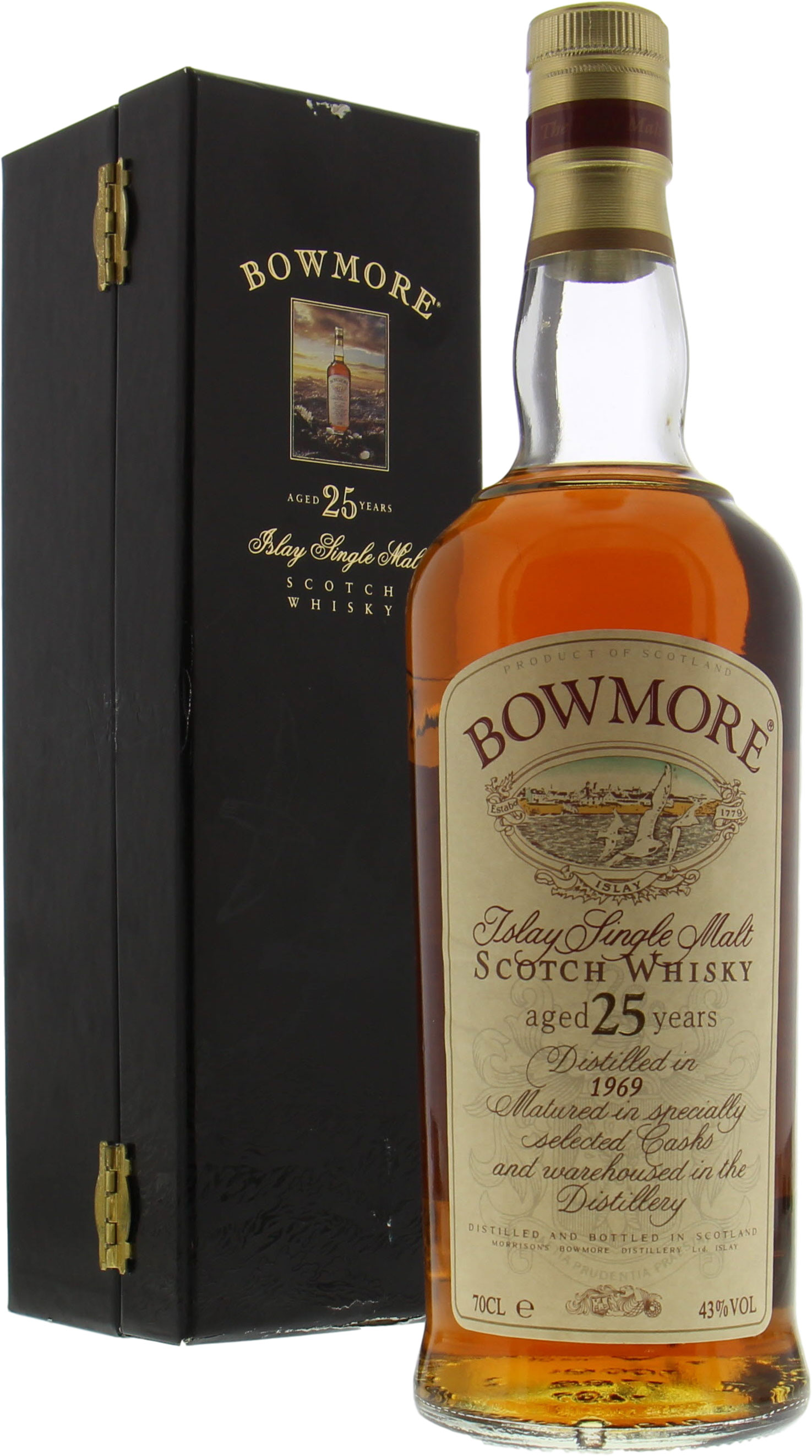 Bowmore - 1969 25 Years Old 43% 1969 In Original Container