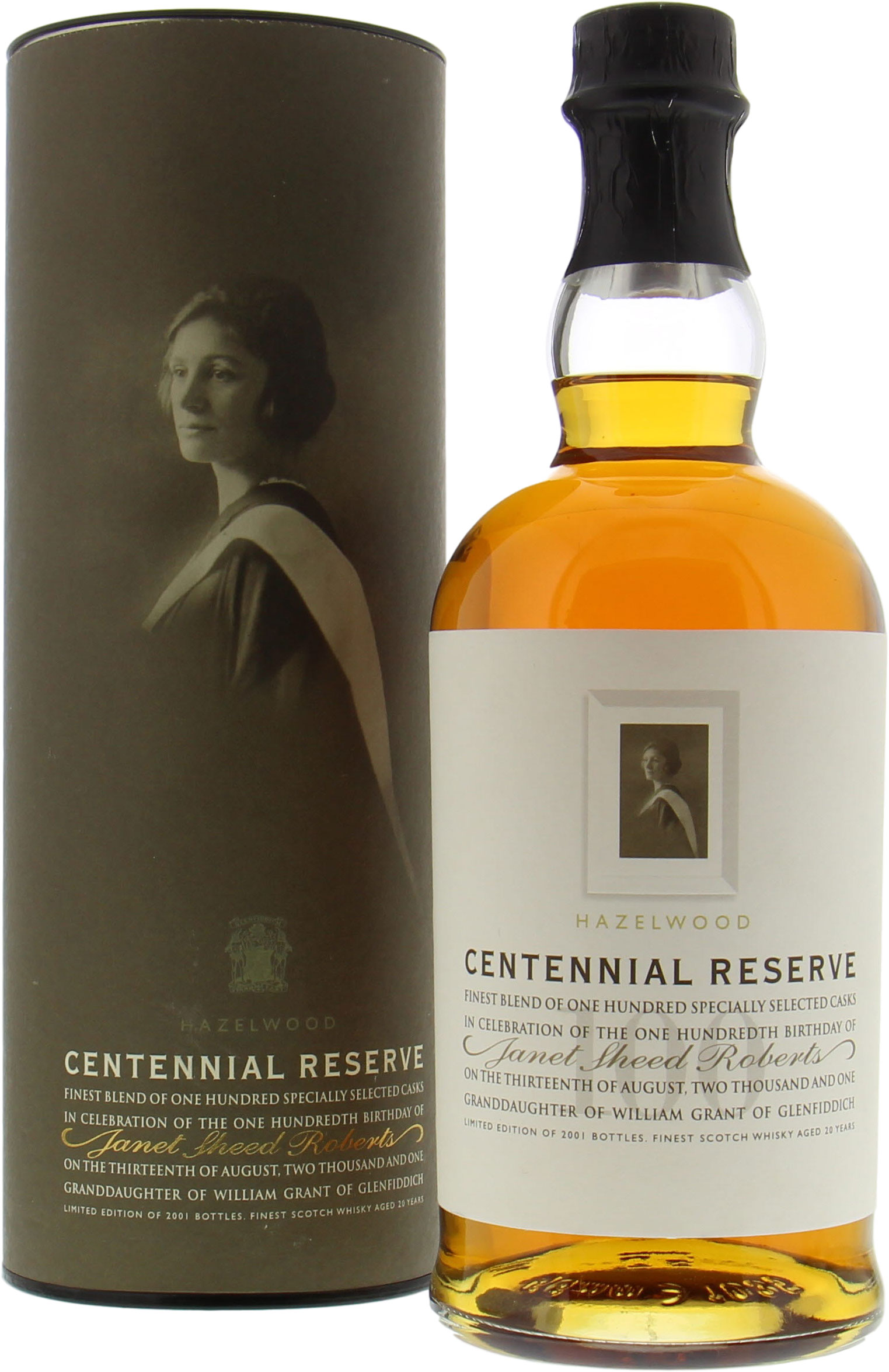 Kininvie - Hazelwood Centennial Reserve 20 Years Old 40% NV In Original Container 10002