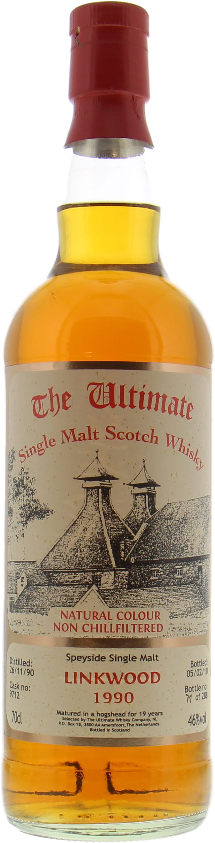 Linkwood - 19 Years Old The Ultimate Cask 9712 46% 1990 No Original Container