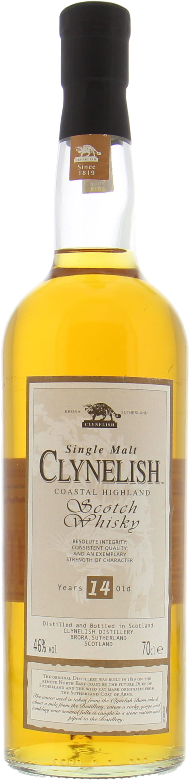 Clynelish - 14 years Old 3 Icons backlabel 46% NV In Original Container