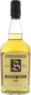 Springbank - 10 Years Old Beige label 2001 46% NV