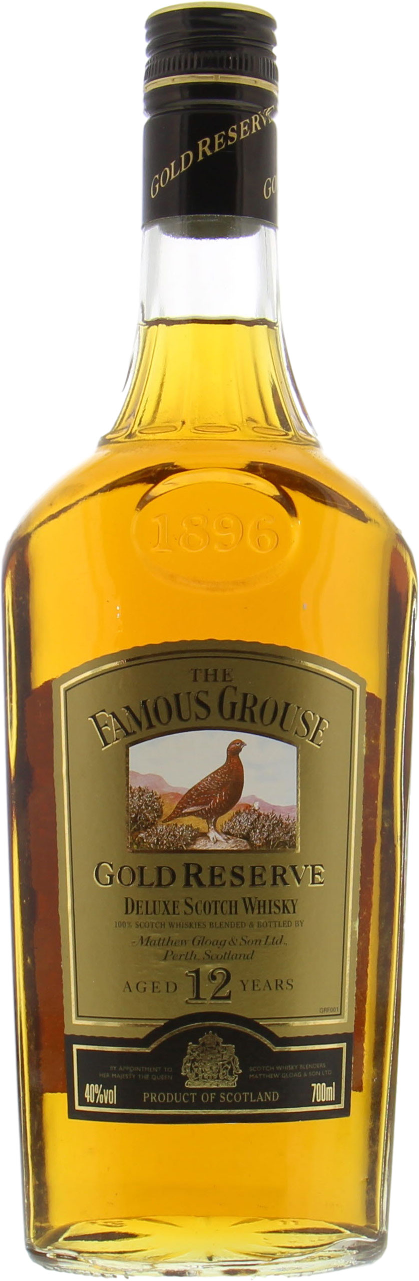 The Famous Grouse - 12 Years Old Gold Reserve 40% NV No Original Container